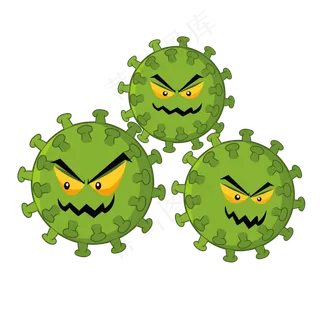 新型冠状病毒,免抠元素