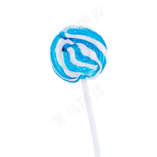 蓝色的糖果免抠图