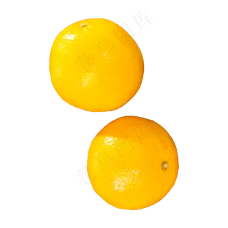 两个橙子