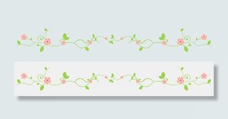 三色樱花唯美分割线