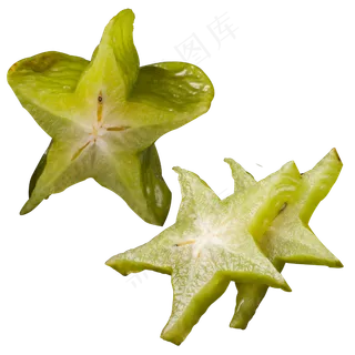 实拍果园果林水果杨桃