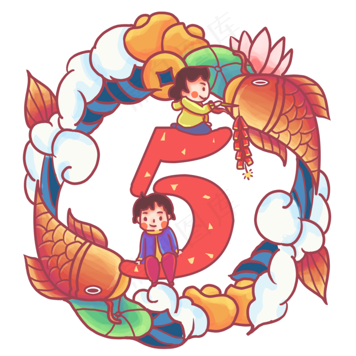 数字设计倒数新春