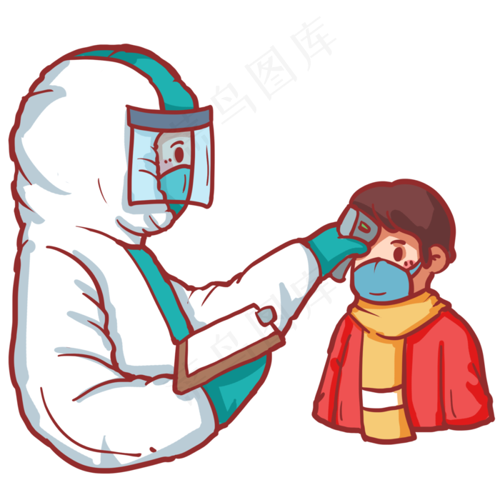 医生测体温登记,免抠元素