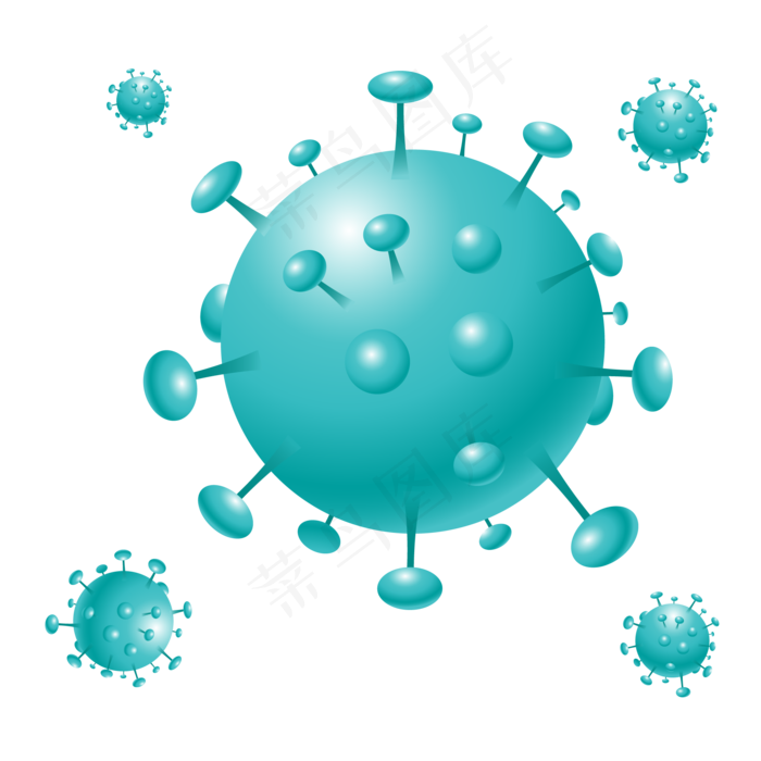 新型冠状病毒,免抠元素