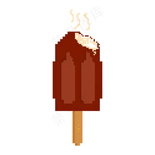 像素巧克力雪糕