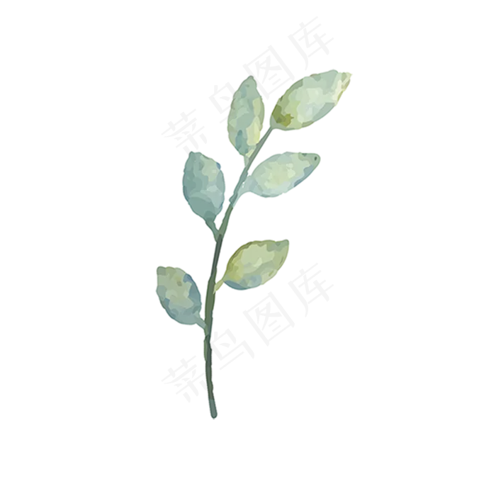 卡通植物绿叶下载(2000X2000(DPI:300))psd模版下载