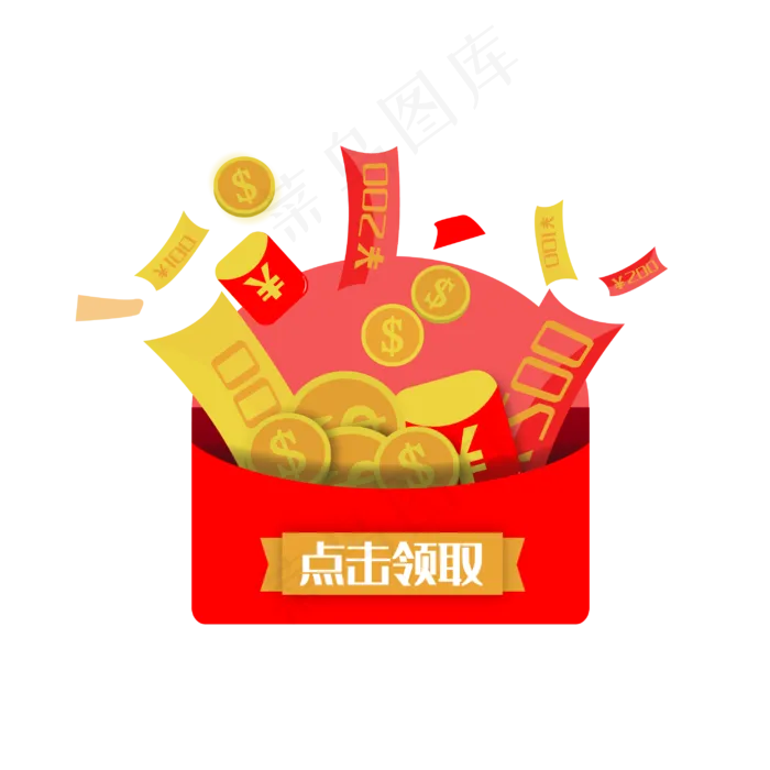 活动红包装饰(4724X4724(DPI:300))ai矢量模版下载