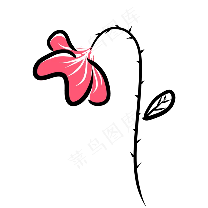 凋谢的花朵图(2000*2000px 72 dpi )ai矢量模版下载