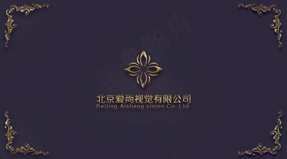 黑金色商务名片设计