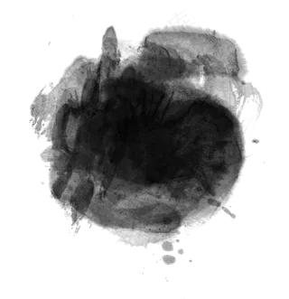 墨迹水墨黑色喷墨