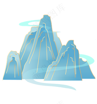 新中式国潮山水