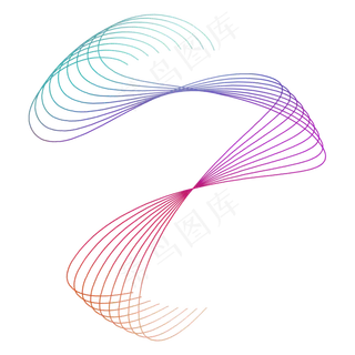 反转波浪线,免抠元素