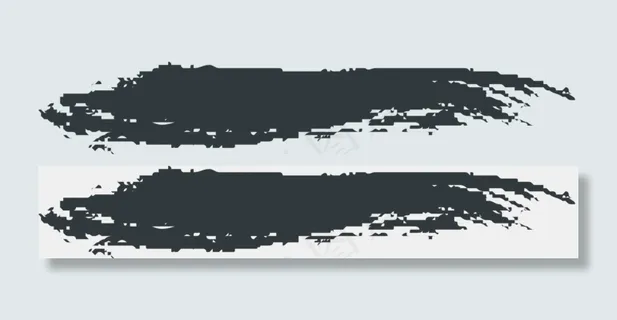 直线水墨笔刷,免抠元素 直线水墨笔刷,免抠元素