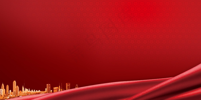 红色高端房地产荣耀开盘