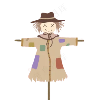 小满麦田稻草人