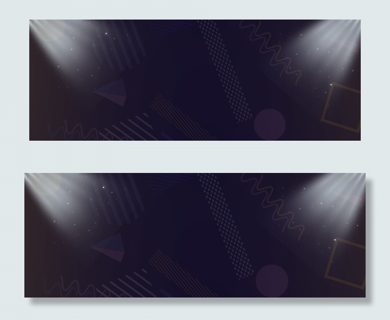 红蓝炫酷男装双11淘宝电商banner