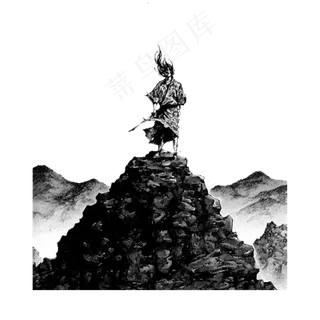 山峰侠客,免抠元素