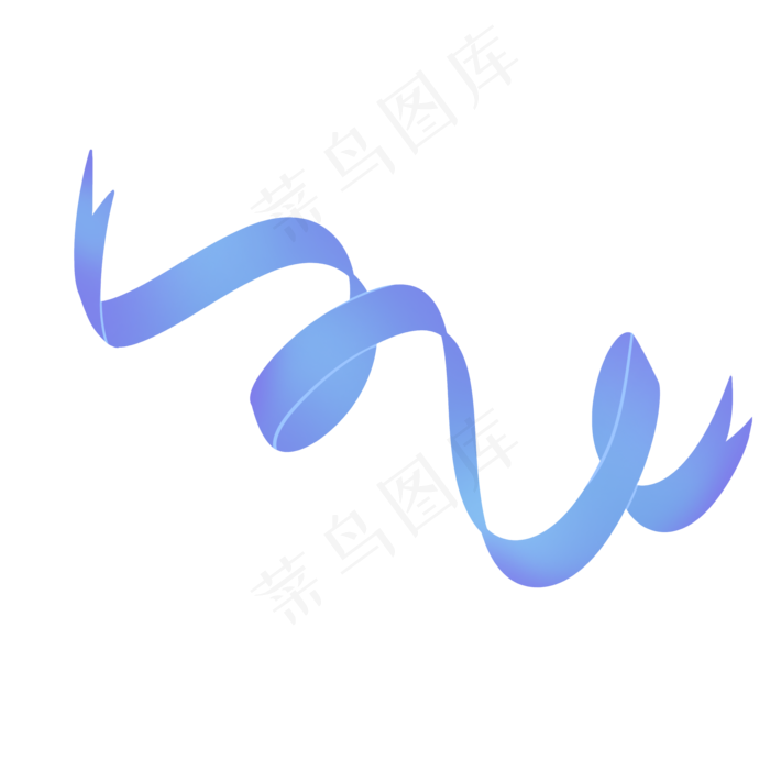淡蓝色浪漫六一儿童节彩带(2000X2000(DPI:300))psd模版下载