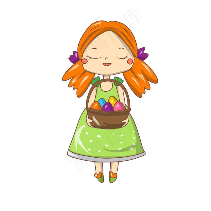 愚人节漂亮的小姑娘