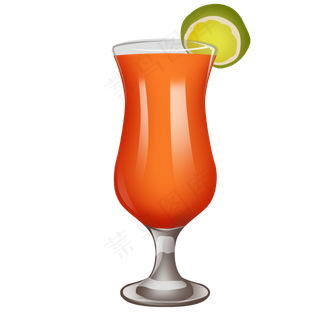 美味果汁饮料PSD透明底