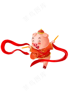 卡通灯笼春节新年小猪 卡通灯笼春节新年小猪