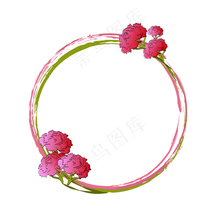 矢量免扣卡通花朵(4167*4167px 300 dpi )ai矢量模版下载