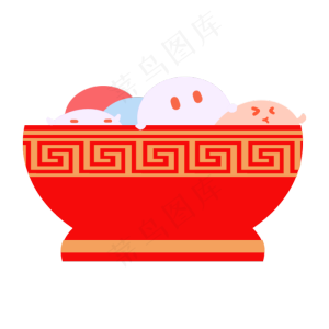 元宵节元宵图标,免抠元素
