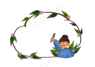 开学日小学生和留言板话框