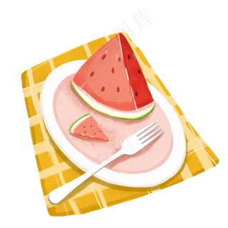 夏季水果清新设计素材