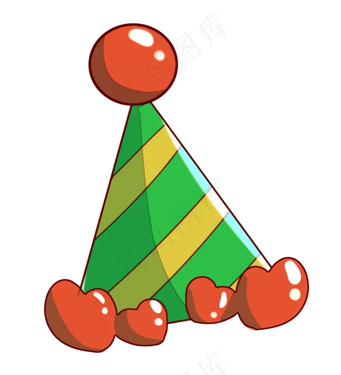 愚人节三角形帽子(2150X2362(DPI:299))psd模版下载