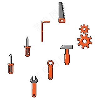 维修工具,免抠元素