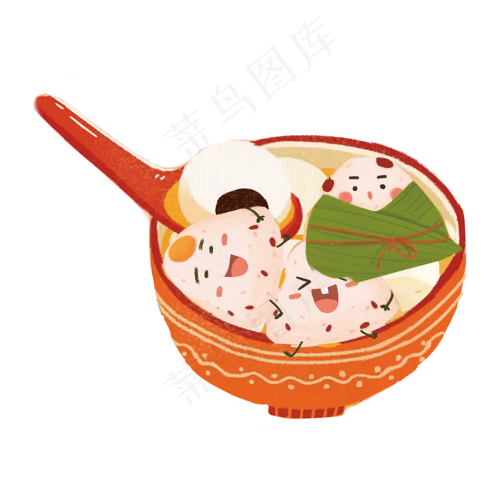 一碗粽子(2000X2000(DPI:300))psd模版下载