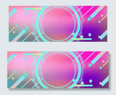 淘宝天猫618电商促销渐变banner 淘宝天猫618电商促销渐变banner