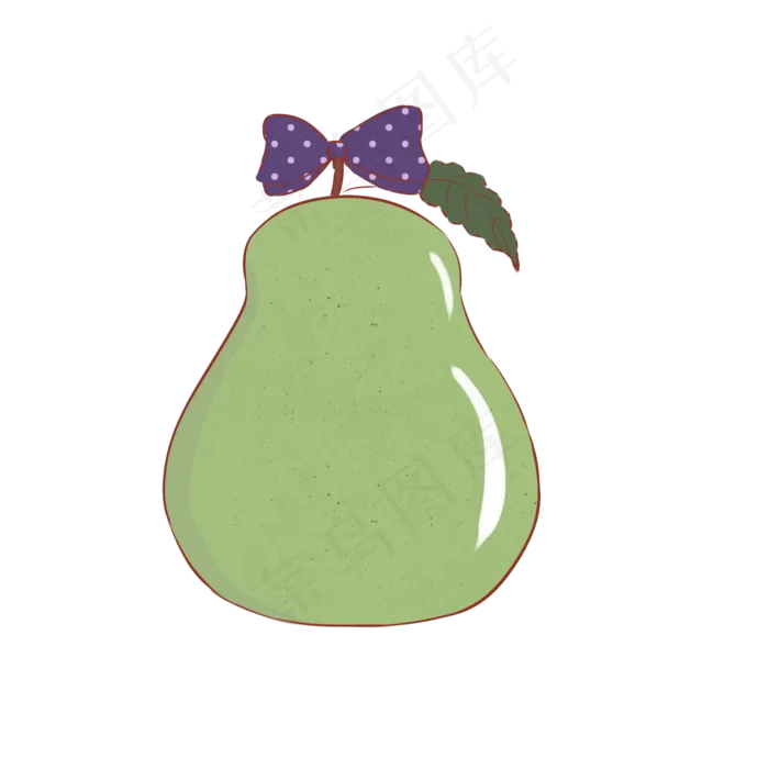 梨子大自然培育甜绿色鸭梨(2000X2000(DPI:300))psd模版下载