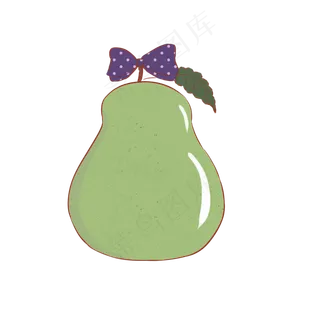 梨子大自然培育甜绿色鸭梨