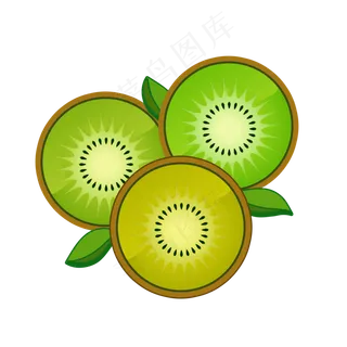 手绘奇异果png素材