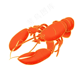 新中式国潮风小龙虾