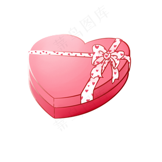 七夕情人节装饰礼品爱心礼物盒免,免抠元素