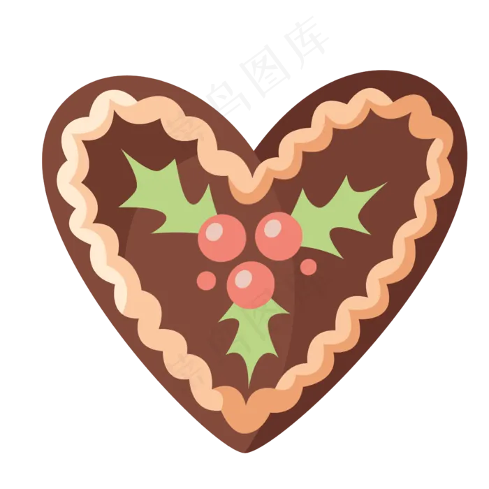 相片情人节巧克力蛋糕(508X426)ai矢量模版下载