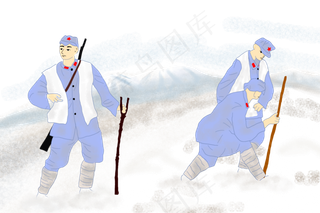 党建节建军节红军PNG