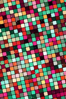 彩色条纹几何图案简约平面广告