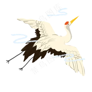 神兽仙鹤坐骑飞天祥瑞仙气PNG,免抠元素