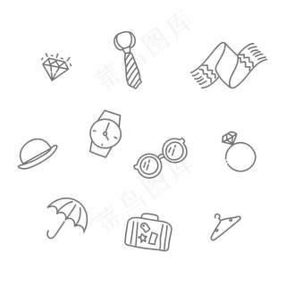 父亲节男士物件领带