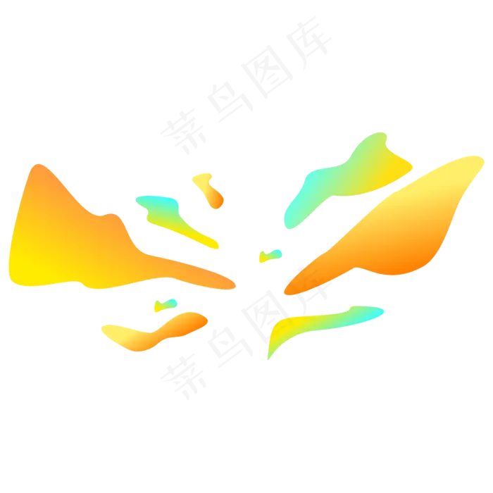 618电商流体渐变主题装饰素材(2000X2000(DPI:300))ai矢量模版下载