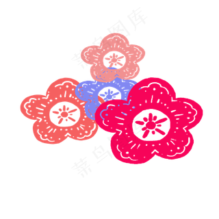 樱花节樱花盛开五瓣樱花