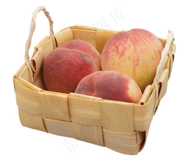 一篮水果桃子