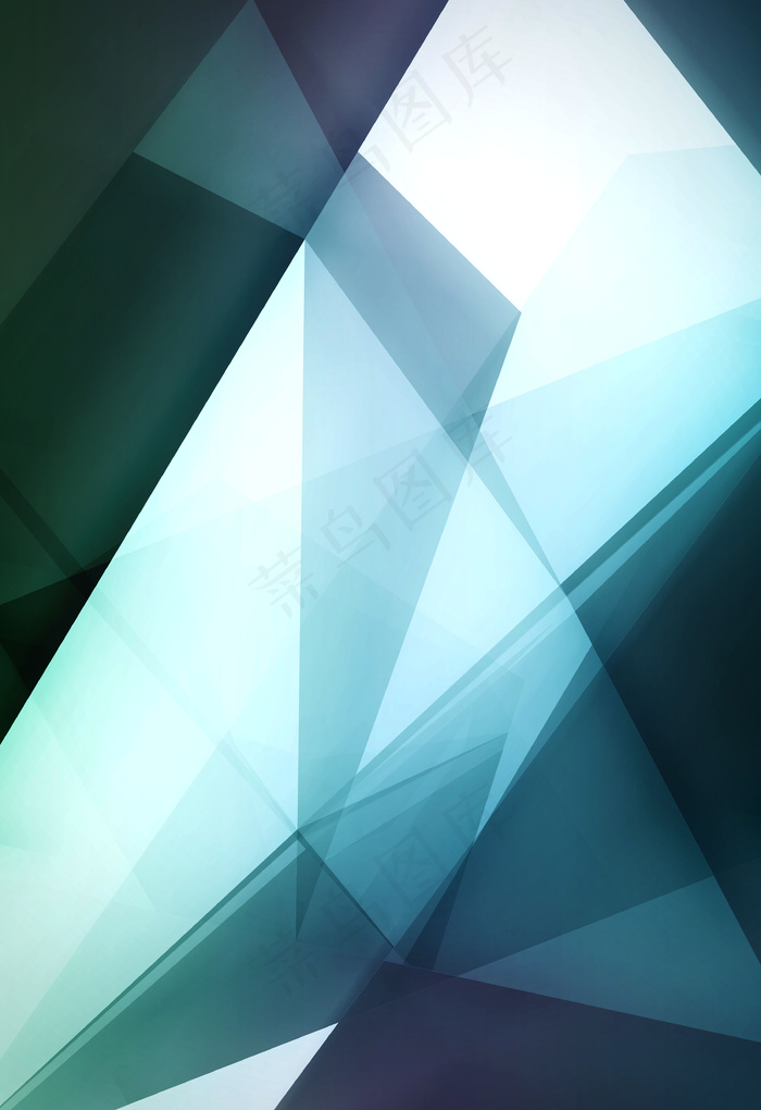 几何暗黑系列招聘会背景