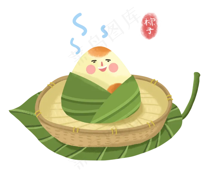 端午节粽子节粽香粽叶(2908X2362(DPI:300))psd模版下载