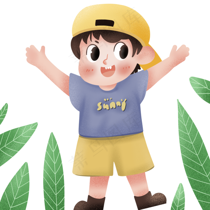 儿童节快乐儿童png免抠图