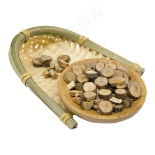 高清实拍中药材甘草片,免抠元素